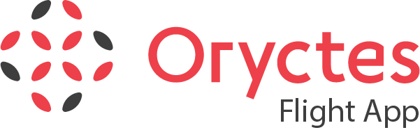 oryctes logo / oryctes flight app / agriculture drone app
