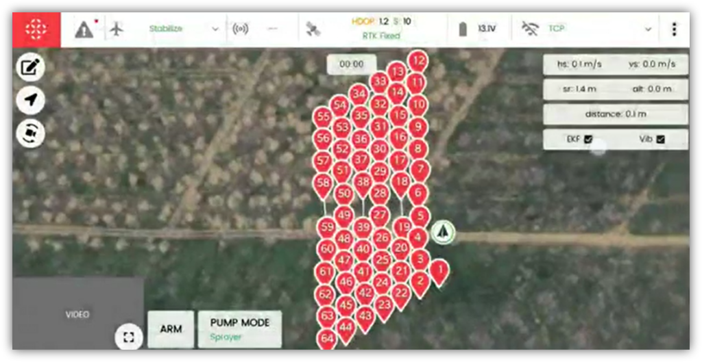 oryctes logo / oryctes flight app / agriculture drone app